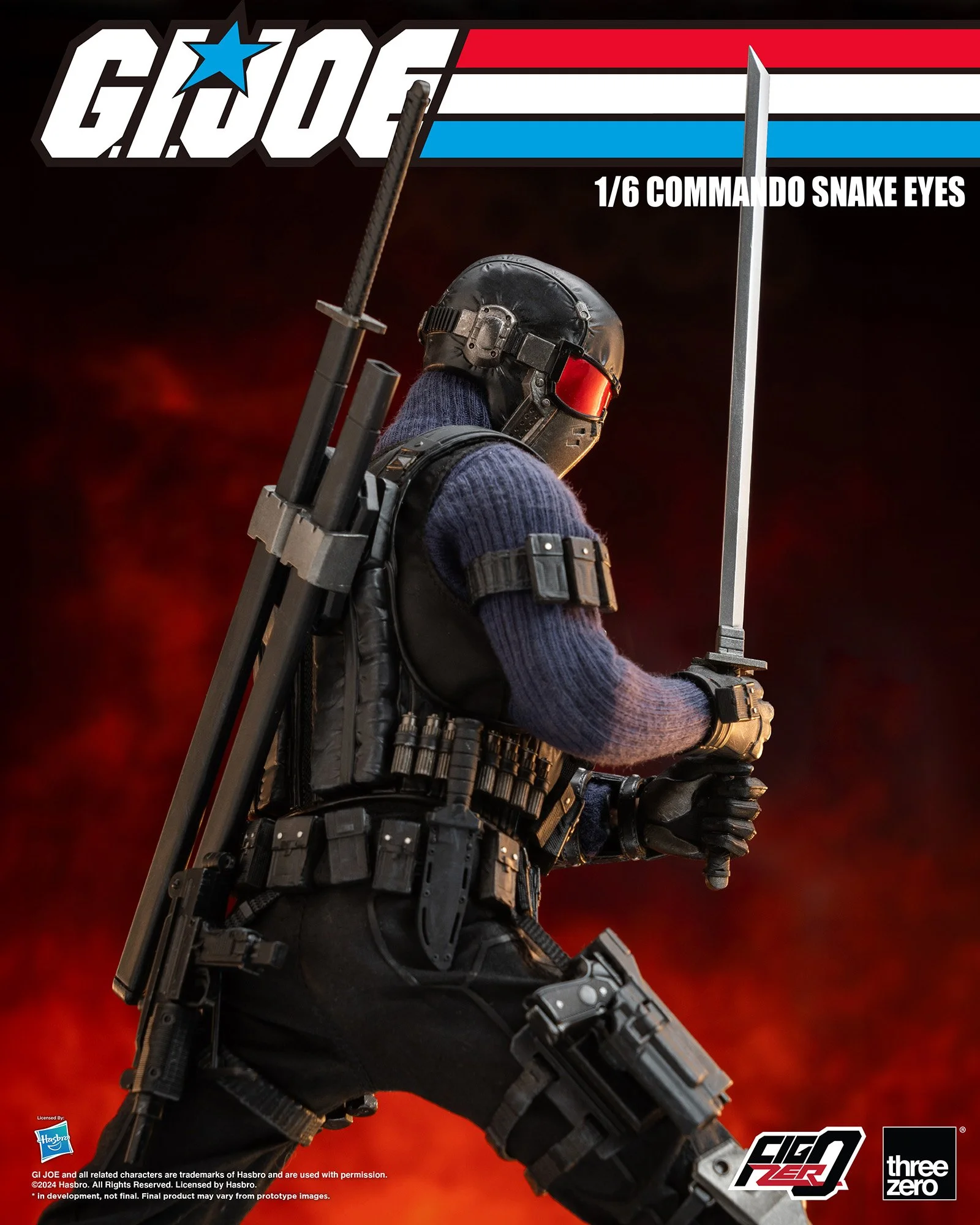 フィグゼロ 1/6 コマンドー・スネークアイズが2/28予約販売開始